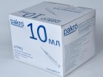 Шприц одноразовый, Pakro (Пакро) 10 мл р. 0.8ммх40мм 21Gх1/2