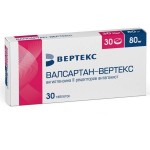 Валсартан-Вертекс, таблетки покрытые пленочной оболочкой 80 мг 30 шт
