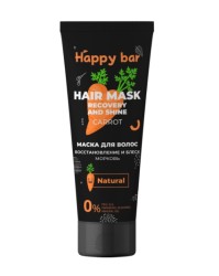 Маска для волос Happy bar Восстановление и блеск морковь 250 мл