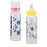Бутылочка для кормления, Курносики 250 мл 2 шт арт. 11004 полипропиленовая с силиконовой соской 0+