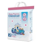 Подгузники, Emmy Premium (Эмми Премиум) 3-6 кг р. S 66 шт Классик