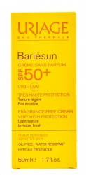 Крем солнцезащитный Uriage Барьесан SPF 50+ без ароматизаторов 50 мл