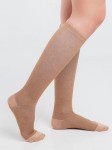 Гольфы компрессионные женские, Эласма р. 1 арт. С-505 2 класс компрессии на хлопковой основе бежевые