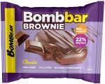 Печенье протеиновое, Bombbar (Бомббар) 50 г Брауни глазированное классический