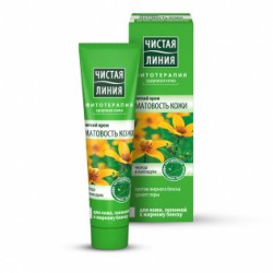 Крем для лица Чистая линия придающий матовость коже для комбинированной и жирной кожи 42 мл