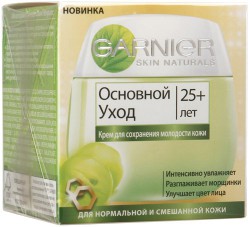 Крем для лица Garnier Основной уход 30-39 лет для сохранения молодости дневной для нормальной и смешанной кожи 50 мл